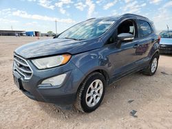 Ford Ecosport salvage cars for sale: 2018 Ford Ecosport SE