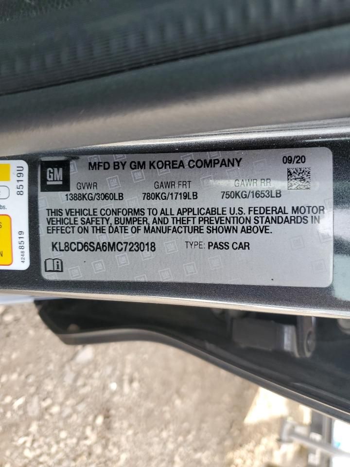 2021 Chevrolet Spark 1LT