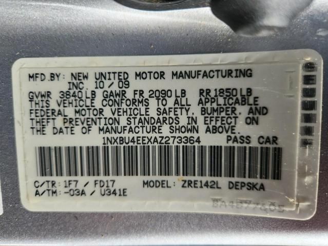 2010 Toyota Corolla Base