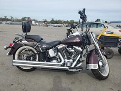 Salvage motorcycles for sale at Pennsburg, PA auction: 2007 Harley-Davidson Flstc