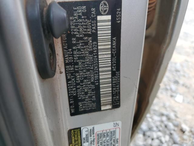 2005 Toyota Camry le