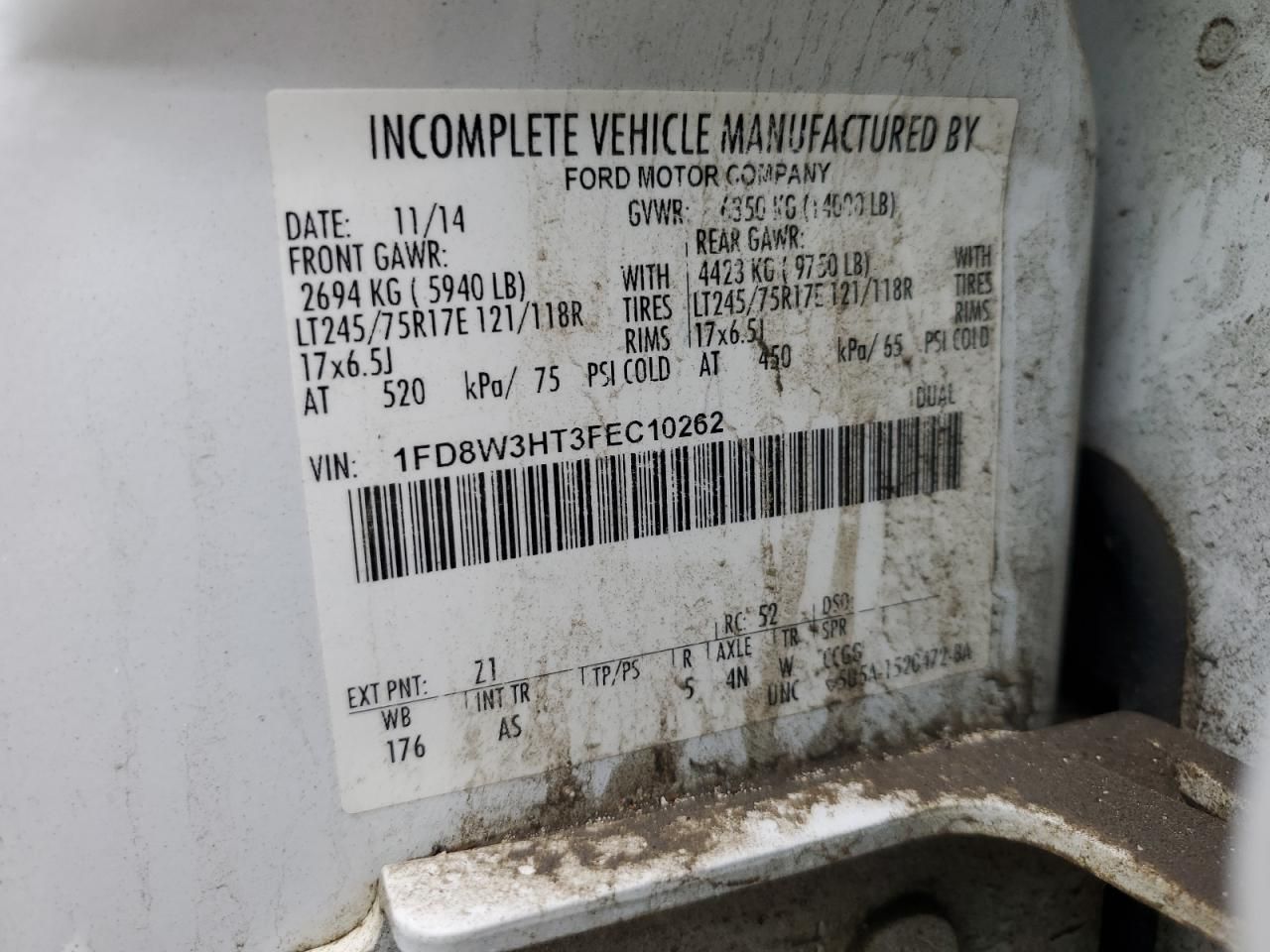 2015 Ford F350 Super Duty