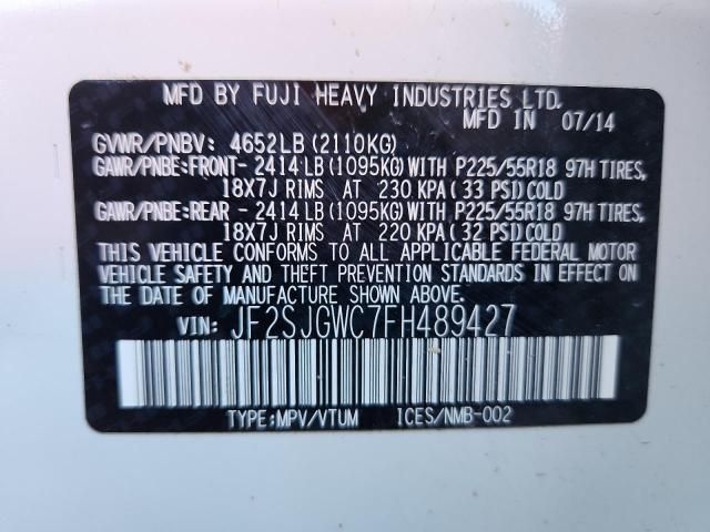 2015 Subaru Forester 2.0XT Touring