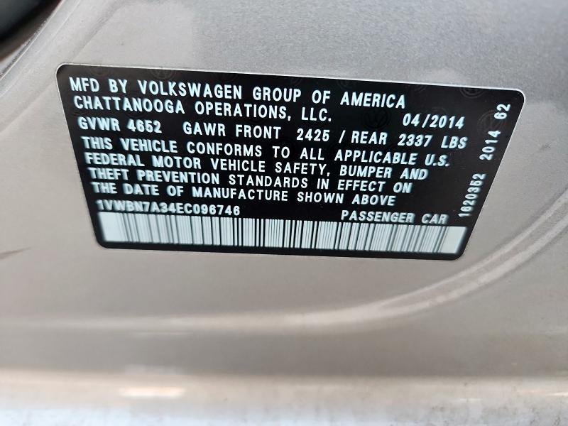 2014 Volkswagen Passat se