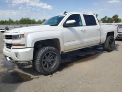 Salvage trucks for sale at Fresno, CA auction: 2017 Chevrolet Silverado K1500 LT