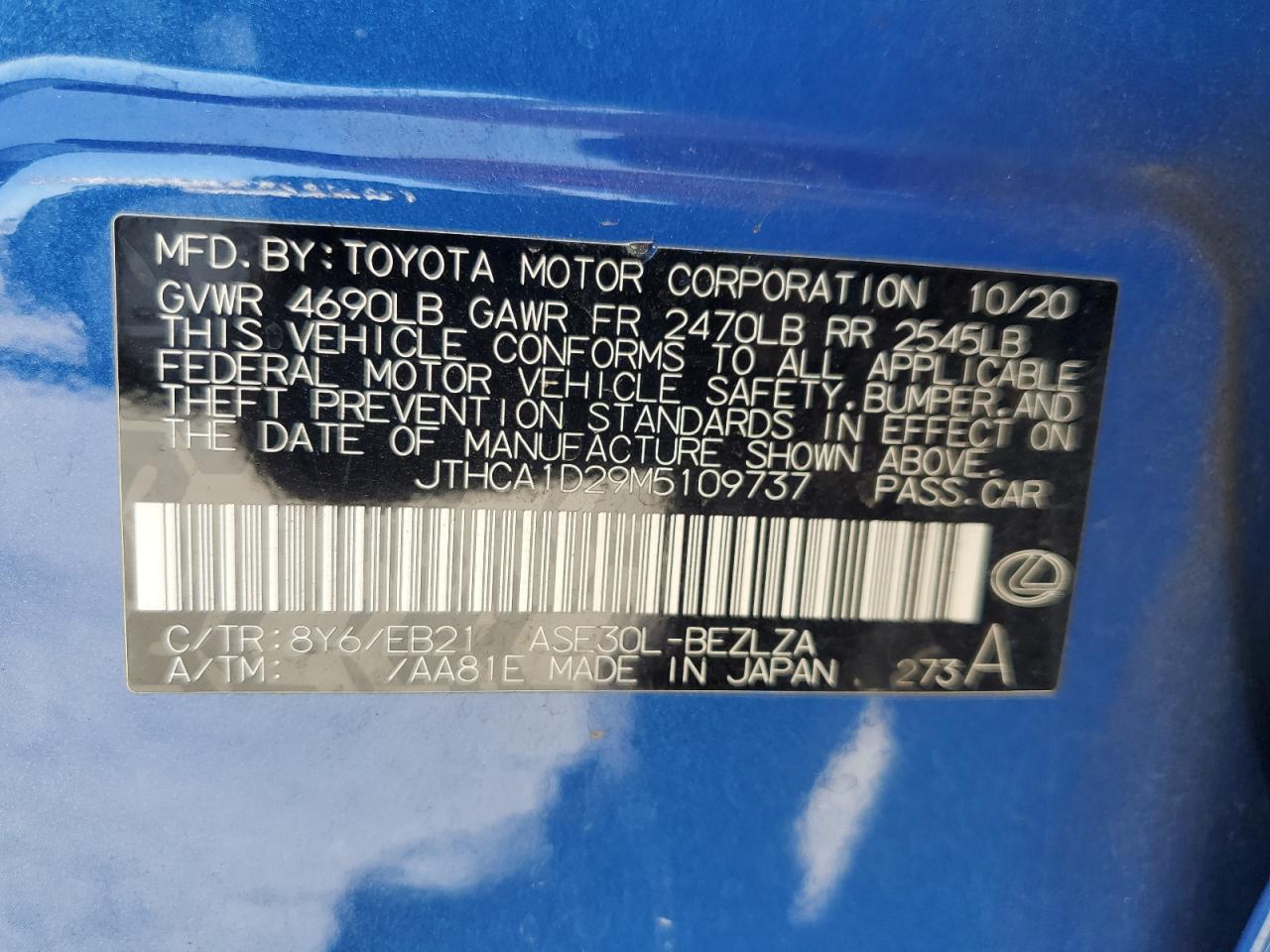 2021 Lexus Is 300