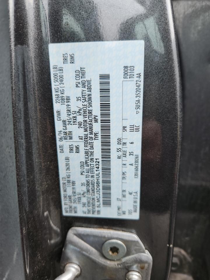 2017 Lincoln Mkc Reserve