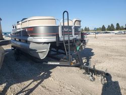 Salvage boats for sale at Des Moines, IA auction: 2019 Sun Tracker Partybarge