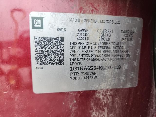 2019 Chevrolet Volt LT