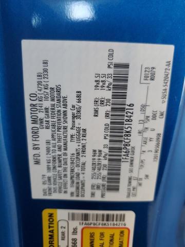 2019 Ford Mustang gt