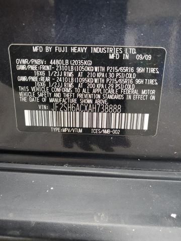 2010 Subaru Forester 2.5X