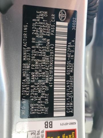 2019 Toyota Avalon XLE