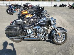 Salvage cars for sale from Copart Cahokia Heights, IL: 2014 Harley-Davidson Flstc Heritage Softail Classic