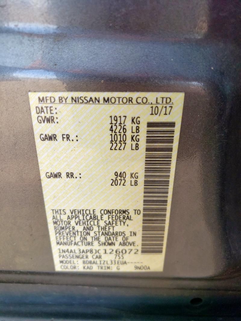 2018 Nissan Altima 2.5