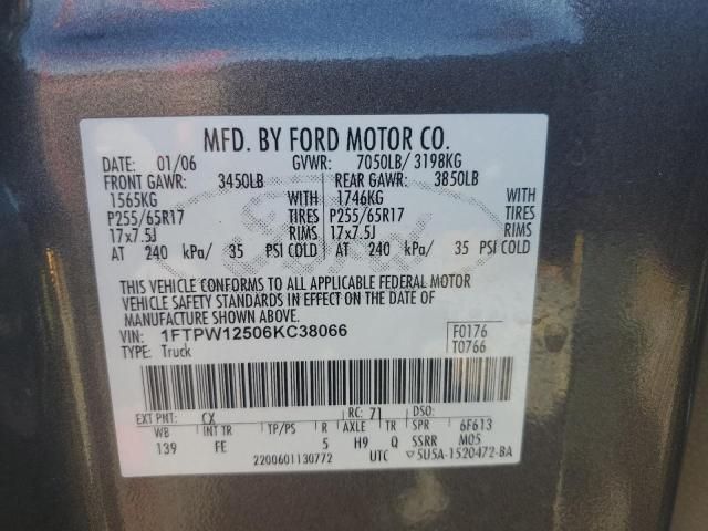2006 Ford F150 Supercrew