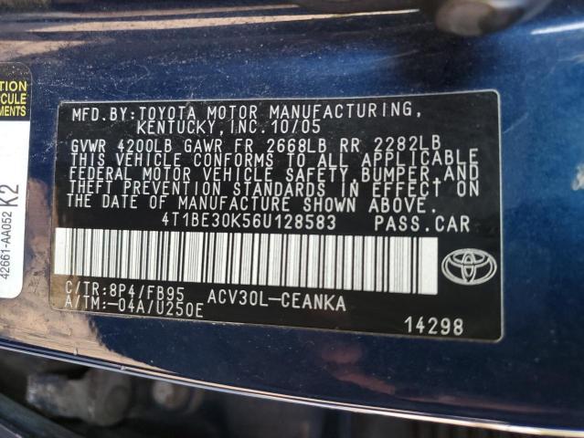 2006 Toyota Camry le