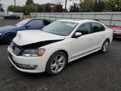 Vehiculos salvage en venta de Copart New Britain, CT: 2014 Volkswagen Passat SEL