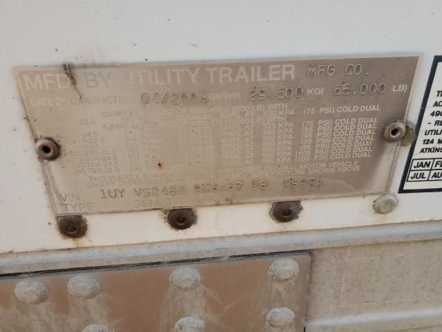 2009 Utility VS2RA Refrigerated Van Trailer