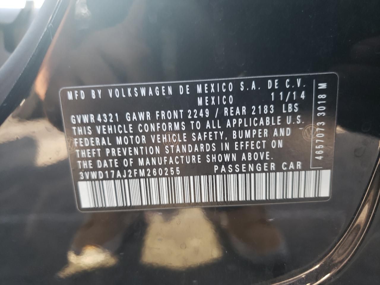 2015 Volkswagen Jetta