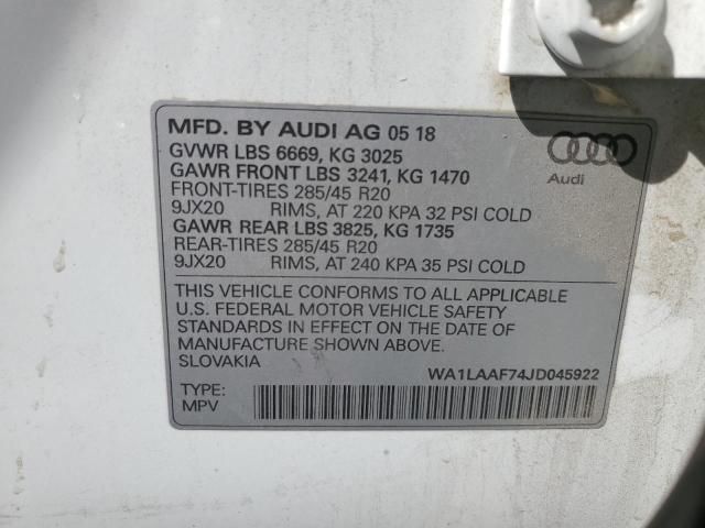 2018 Audi Q7 Premium Plus