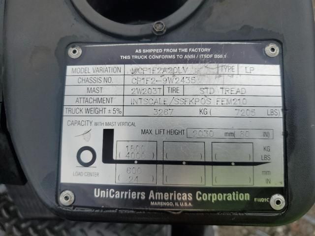 2013 Nissan MCP1F2A20LV Forklift