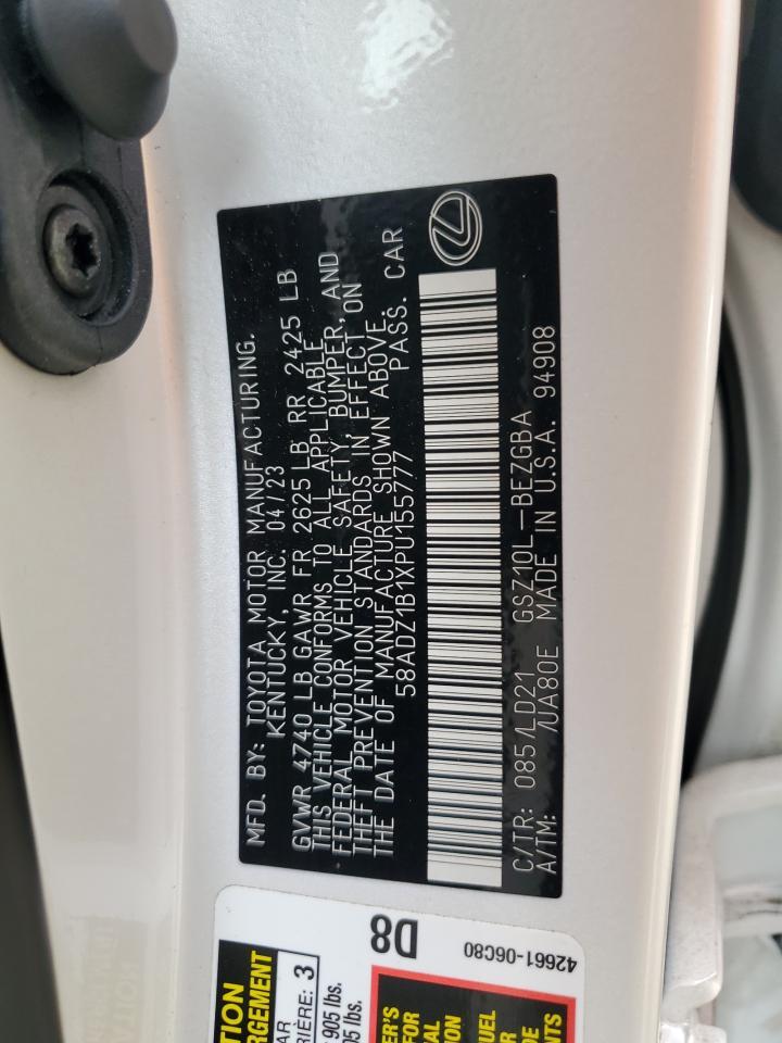 2023 Lexus Es 350 Base