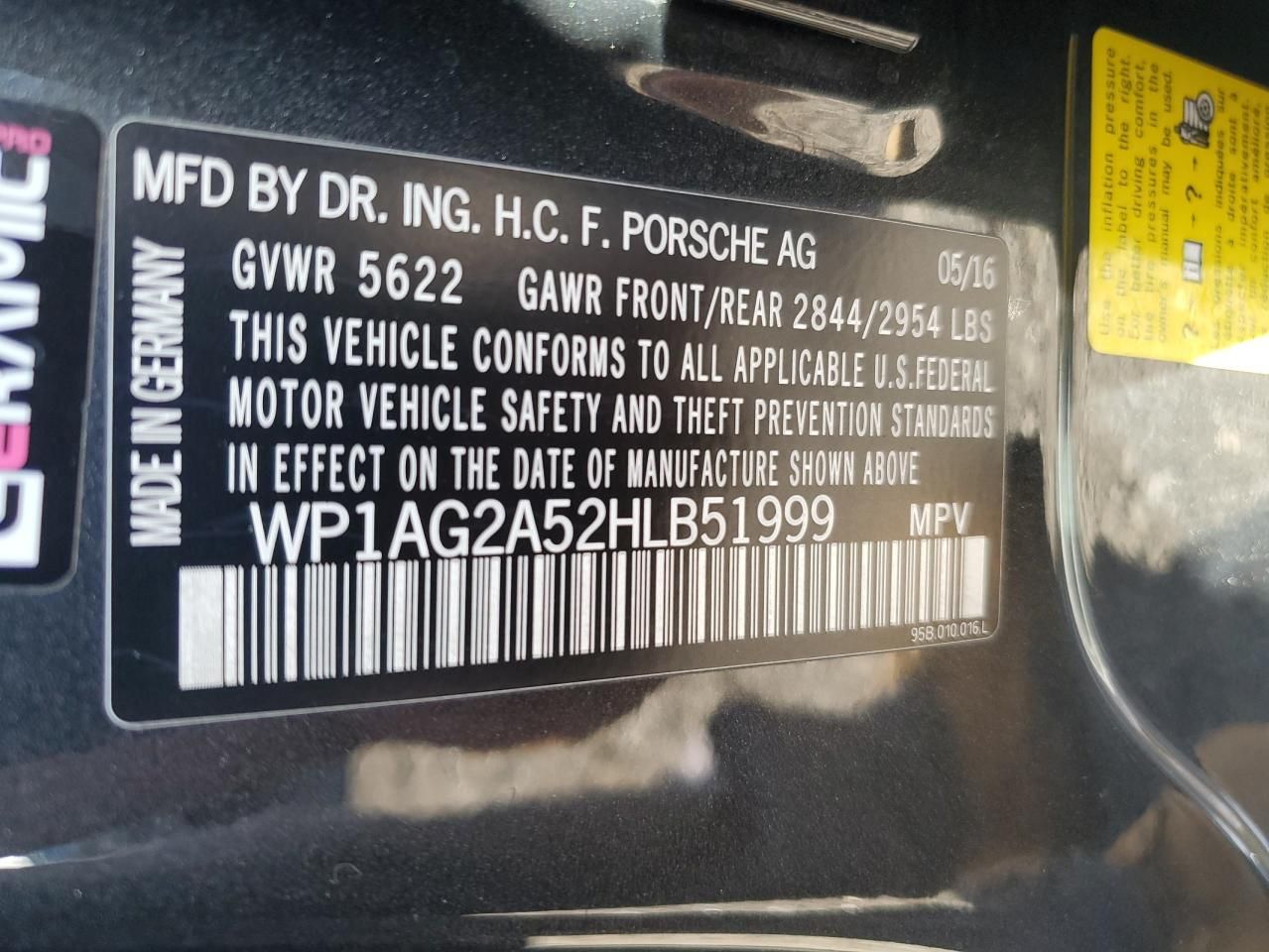 2017 Porsche Macan gts