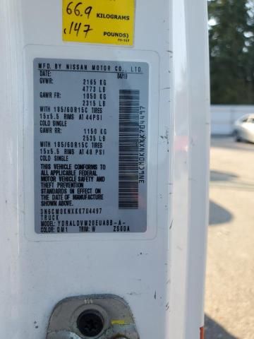 2019 Nissan NV200 2.5S