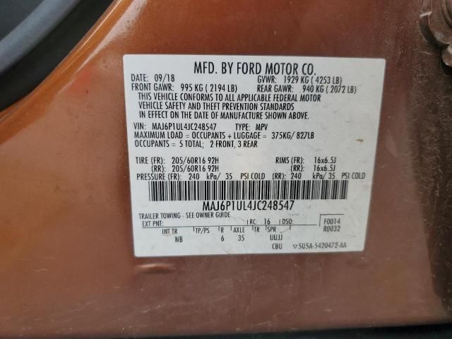 2018 Ford Ecosport SE