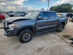 Salvage cars for sale from Copart Oklahoma City, OK: 2017 Toyota Tacoma Double Cab