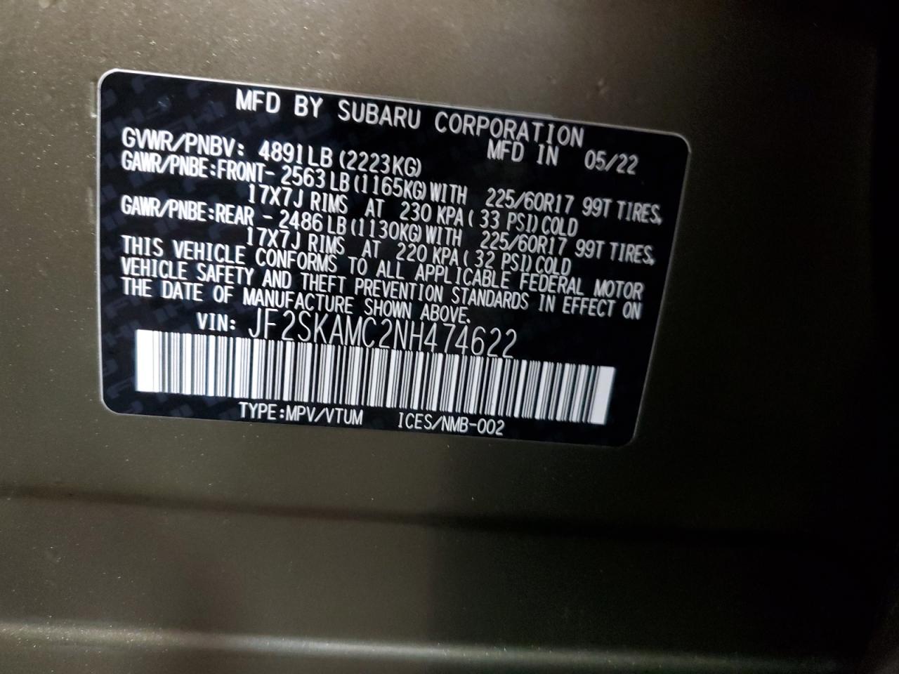 2022 Subaru Forester Wilderness