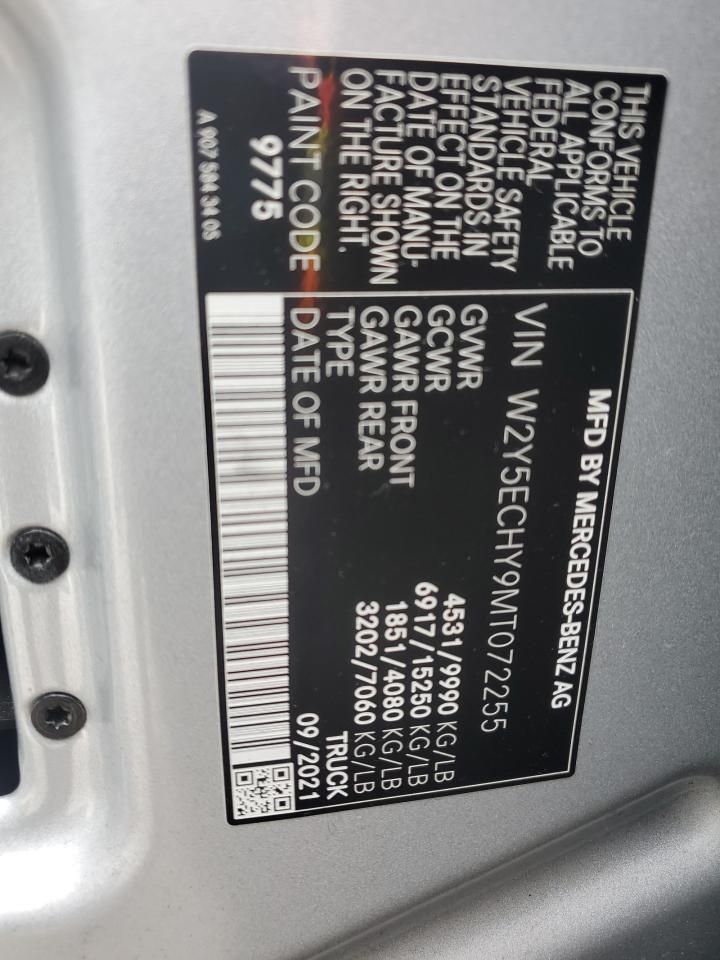 2021 Freightliner Sprinter 3500