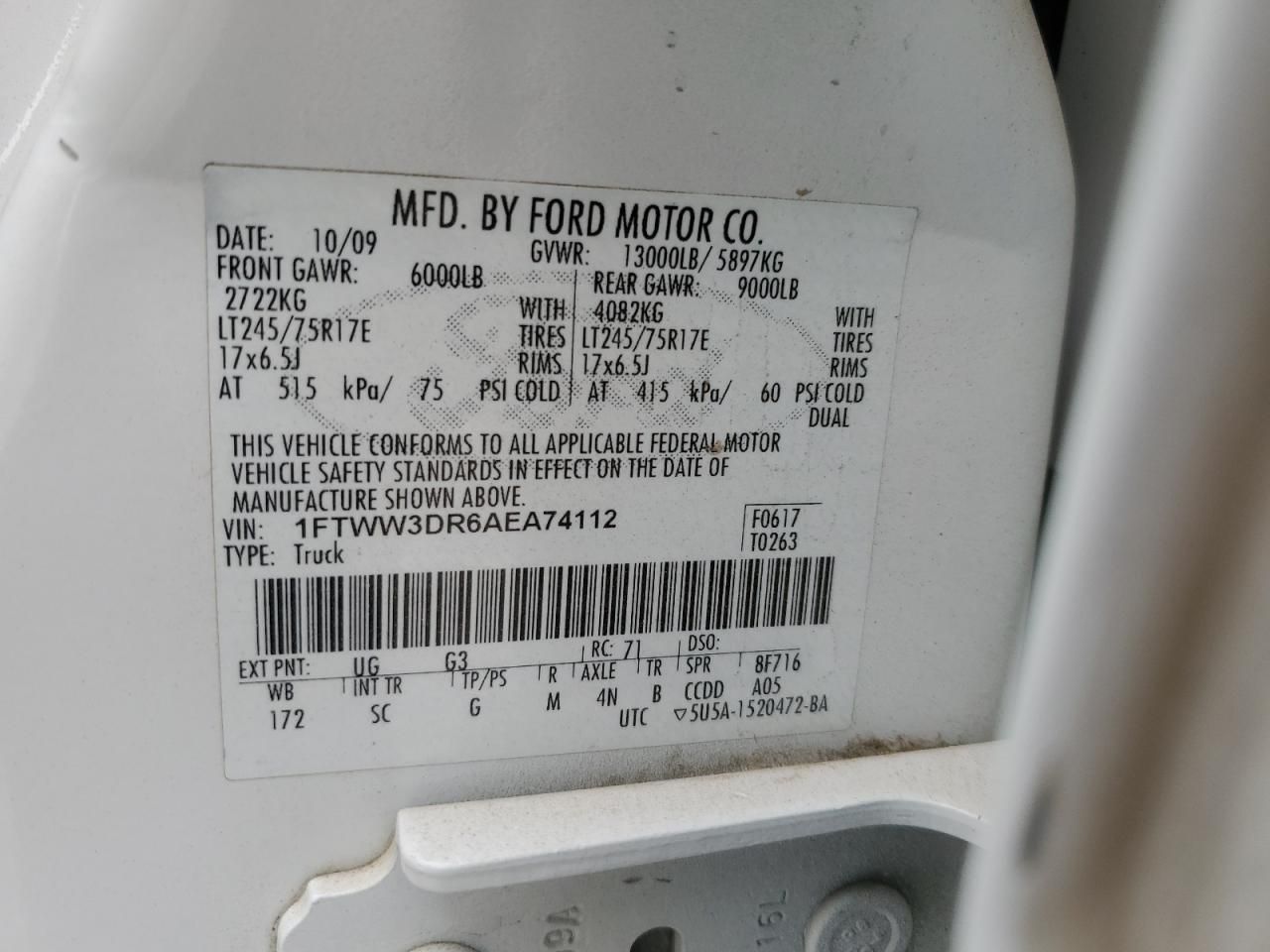 2010 Ford F350 Super Duty