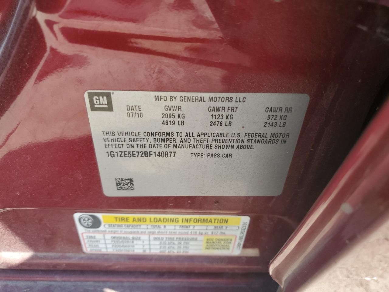 2011 Chevrolet Malibu ltz