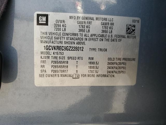 2016 Chevrolet Silverado K1500 LT