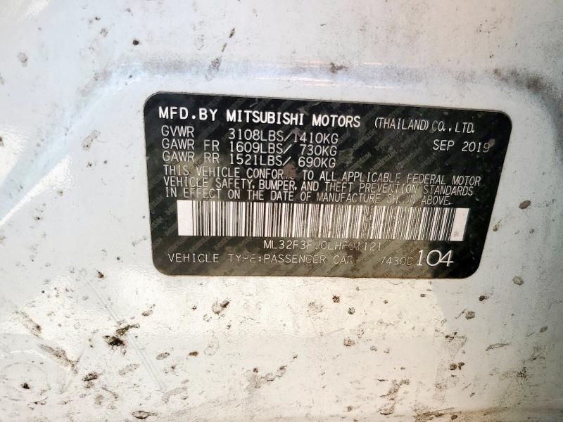 2020 Mitsubishi Mirage G4 ES