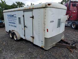 Salvage trucks for sale at Central Square, NY auction: 2000 United Expressline Enclosed Cargo Trailer