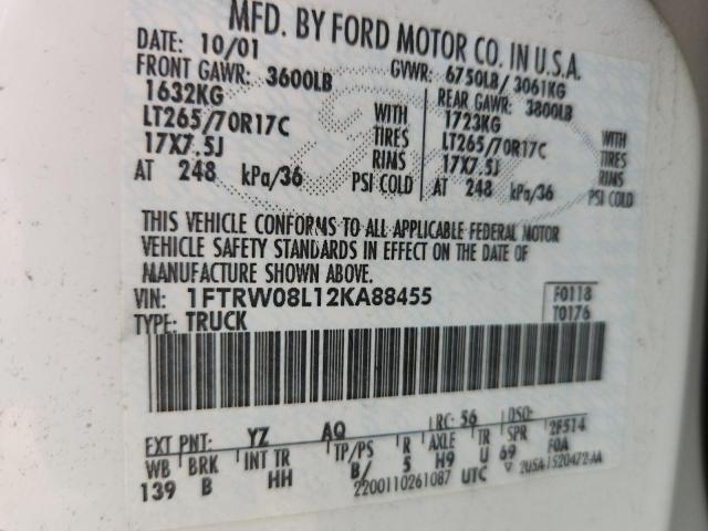 2002 Ford F150 Supercrew