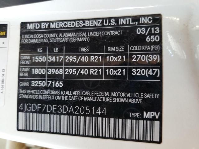 2013 Mercedes-Benz GL 550 4matic