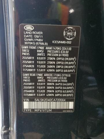 2012 Land Rover Range Rover Sport HSE Luxury