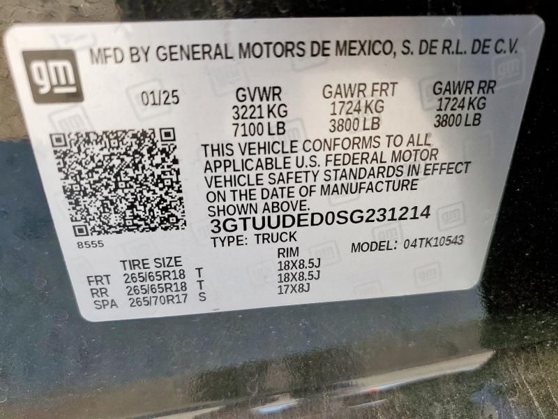 2025 GMC Sierra K1500 SLT