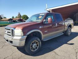 Ford salvage cars for sale: 2005 Ford F350 SRW Super Duty