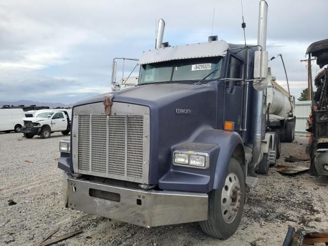 1999 Kenworth T800 Semi Truck With END Dump Trailer
