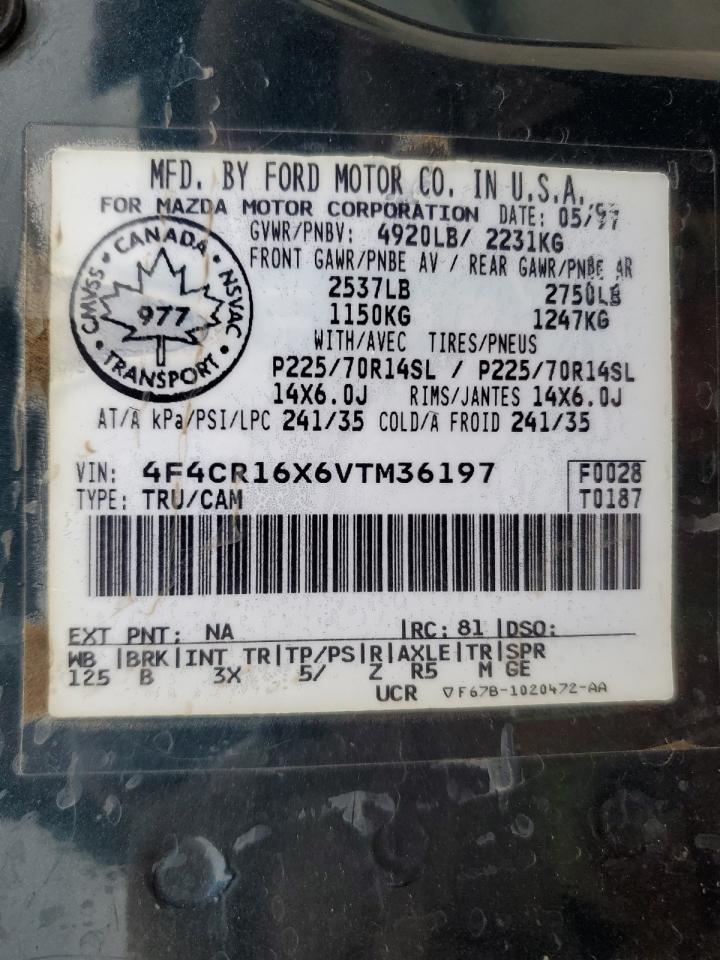 1997 Mazda B4000 cab Plus