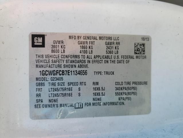 2014 Chevrolet Express G2500