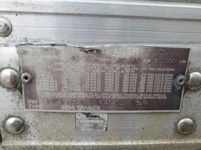 2016 Utility VS2RA Refrigerated Van Trailer