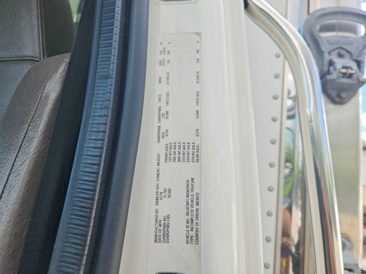 2019 Freightliner Business Class M2 Refrigerated BOX Truck