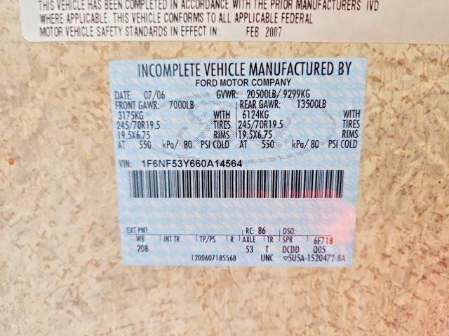 2006 Ford F550 Super Duty Stripped Chassis