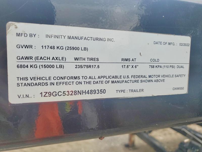 2022 Infiniti Y GNW550 Car Carrier