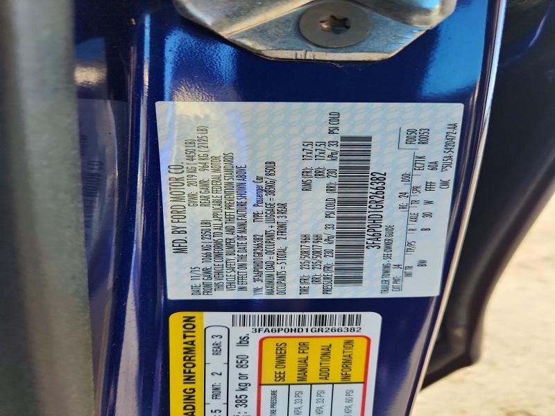 2016 Ford Fusion SE